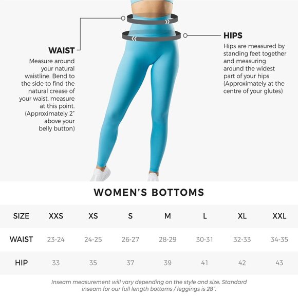 Women Premium 240GSM Nylon Active Leggings w/Pockets Color Violet Verbena S-XL - Picture 4 of 4